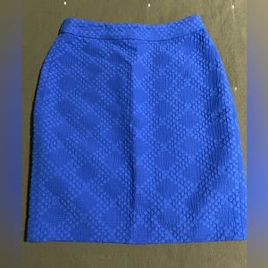 Blue Pencil Skirt